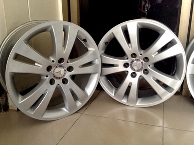 ----ขายแล้ว----แม็กซ์17แท้ BENZ New C-Class  PCD 5112 กว้าง 7.5 ET 47 ตจว ส่งได้