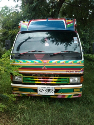 ขาย 6 ล้อติดเฮี๊ยบ 3 ตัน มิตซูแคนเตอร์ 100 แรง ปี 36 รุ่น FE444EXRY