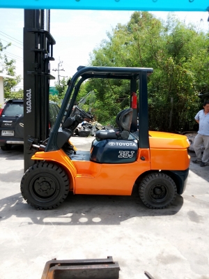 TOYOTA 7FD35J ขนาด3.5ตัน เสาสูง4เมตร เกียร์ออร์โต้ เครื่องดีเซล2Z 4สูบรุ่นยอดนิยม รับประกันเครื่องเกียร์ ราคาต่อรองได้0816161541