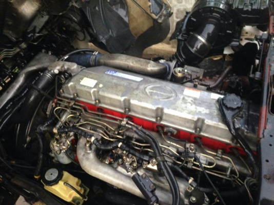 รถสิบล้อสองล้อ ฮีโน่โปรเฟียร์ ติดเครน เครื่อง 6 สูบ เพลาเล็ก.