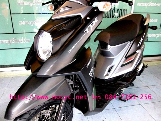 TTX  สีดำเทา  รถเดือน เม.ย. ปี56 ระบบหัวฉีด ประหยัดนํ้ามันขั้น  ไมล์ 6042 โล  ของแถม 2 รายการ 29900