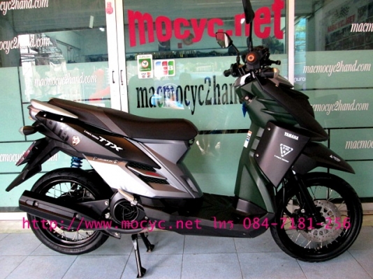 TTX  สีดำเทา  รถเดือน เม.ย. ปี56 ระบบหัวฉีด ประหยัดนํ้ามันขั้น  ไมล์ 6042 โล  ของแถม 2 รายการ 29900