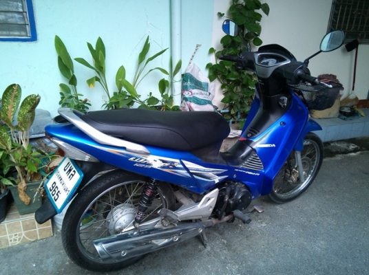 สตาร์ทมือ.wave125i  ปี49 สีน้ำเงิน  เครื่องดีมาก 25,000