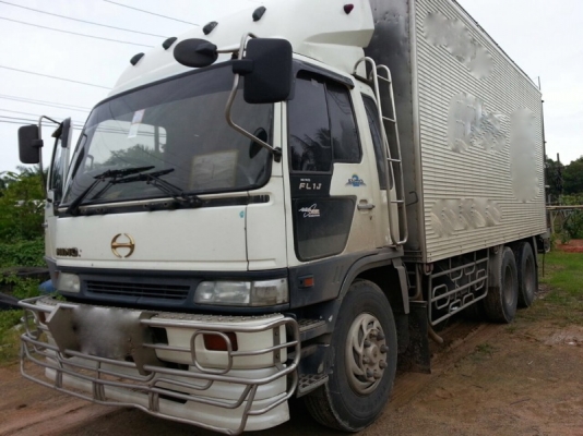 รถฮีโน่ 10 ล้อ ตู้เย็น FL1J  210 แรงม้า. ปี 41  สนใจติดต่อ 081 - 6079515