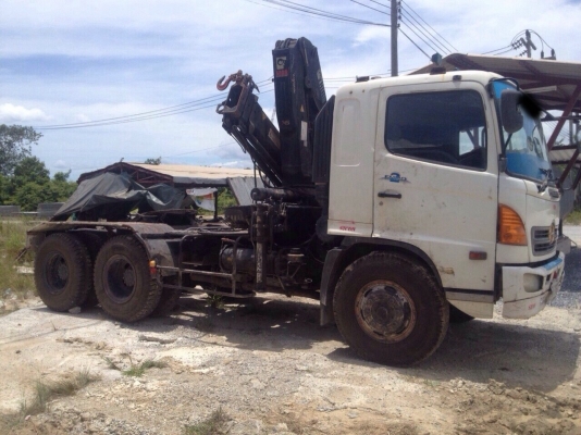 ขายรถ10ล้อหัวลากติดเฮียบ 5ตัน HINO FM1JKPA เครื่อง 260 แรงม้า สนใจโทร 081-9701072