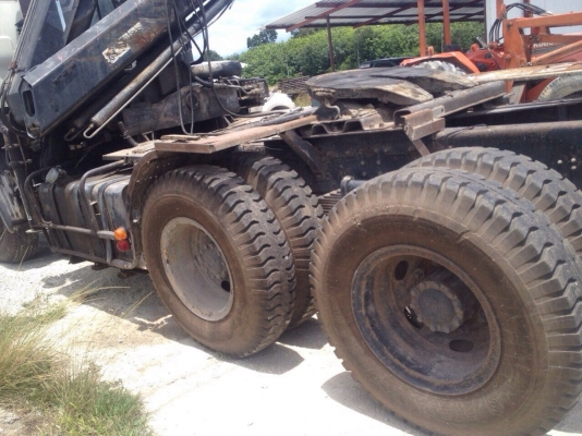 ขายรถ10ล้อหัวลากติดเฮียบ 5ตัน HINO FM1JKPA เครื่อง 260 แรงม้า สนใจโทร 081-9701072