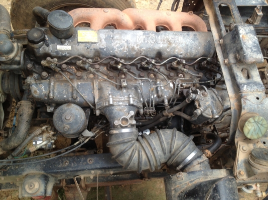 ขายรถบรรทุก10ล้อ 2 เพลา เทเลอร์ท้ายเป็ด  ปี 36