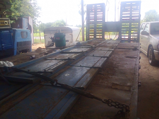 หกล้อ อีซูซุ TLเครือง100ฝาดำ เทนเลอร์บรรทุกแบ็คโฮ CP60กับรถเกียว...ทะเบียนโอน.... แยกขายชุดเทนเลอร์ห้างพับไฮโรลิก..48,000บ