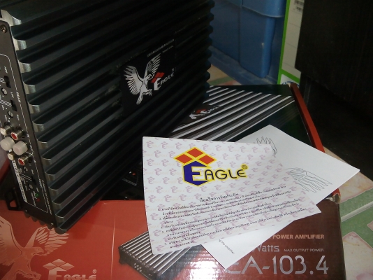 ขายเพวอร์แอมร์ 4 ch ของอีเกอร์ 1200 w ของใหม่  รับประกันแรง มีหลายตัว ขาย 1900 บ.