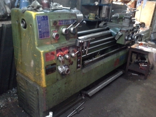 เครืองกลึง 7 ฟุต ชิงเหอ 400x1100 เกียร์บล็อค 4 เพลาเด้ง พร้อมมีเบรค กลึงเกลียวนิ้วและเกลียวมิลไม่ต้องเปลี่ยนเฟือง สภาพดีเยี่ยม 90\% พร้อมใช้งาน เครืองกลึง 7 ฟุต ชิงเหอ 400x1100 เกียร์บล็อค 4 เพลาเด้ง พร้อมมีเบรค กลึงเกลียวนิ้วและเกลียวมิลไม่ต้องเปลี่ยนเฟือง สภาพดีเยี่ยม 90\% พร้อมใช้งาน