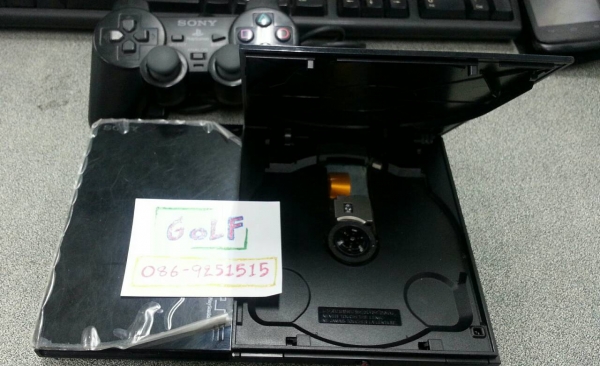 เครื่องเล่นเกม Ps2 แถมแผ่นให้ 30 แผ่นมี จอย 1 จอย