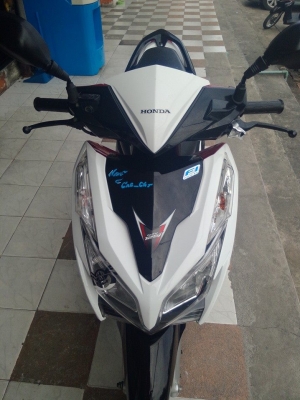 Honda Click 125i ปี 2556 สีขาว ดำ รุ่น Tune up รถสวย ประหยัดน้ำมัน Honda Click 125i ปี 2556 สีขาว ดำ รุ่น Tune up รถสวย ประหยัดน้ำมัน