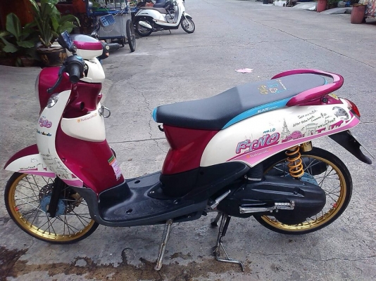 Fino ปี 52 ชมพู ครีม รถบ้าน มีเล่ม เอกสารครบ