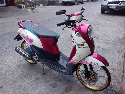 Fino ปี 52 ชมพู ครีม รถบ้าน มีเล่ม เอกสารครบ