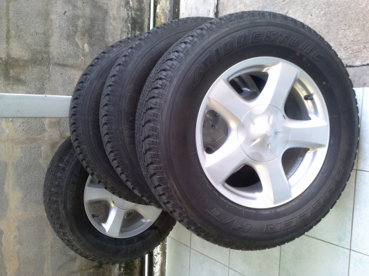 ล้อดีแม็ก-ออนิว พร้อมยางเดิมติดรถปี2012 ดอกเต็ม