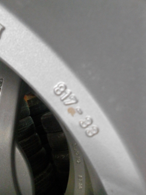 แม๊ก BENZ  BRABUS  8JX17  ET30  ขอบ 17  ขนาด 5 รู 112 MM.  ชุด 4 วง TEL.081-427-3941