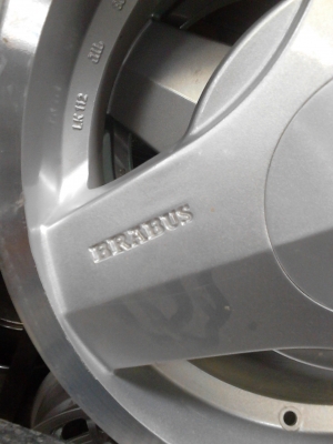 แม๊ก BENZ  BRABUS  8JX17  ET30  ขอบ 17  ขนาด 5 รู 112 MM.  ชุด 4 วง TEL.081-427-3941