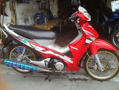 เวฟ125iสตาทเท้าปี54ท่อดำ