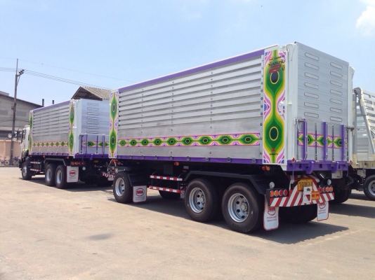 ขายรถใหม่ป้ายแดง 22 ล้อพ่วงแม่ลูกดัมพ์ ISUZU DECA 360 แรงม้า หางพ่วงดัมพ์ 3 เพลาคอกเกษตร ขายรถใหม่ป้ายแดง 22 ล้อพ่วงแม่ลูกดัมพ์ ISUZU DECA 360 แรงม้า หางพ่วงดัมพ์ 3 เพลาคอกเกษตร