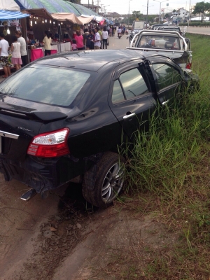 โตโยต้านิวส์วีออส ปี 10 โอนลอย ชนหน้าอย่างเดียว