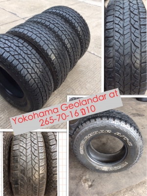 ยางYOkahama geolandar at 265-70-16 สวยๆ1ชุดครับ