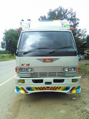 ขายหกล้อฮีโน่ตู้แห้ง3บานช่วงยาว5.5เมตรเครื่องwo4d 117แรงรถแท้ห้างสภาพสวยจัดเอกสารพร้อมโอนราคา385000