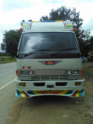 ขายหกล้อฮีโน่ตู้แห้ง3บานช่วงยาว5.5เมตรเครื่องwo4d 117แรงรถแท้ห้างสภาพสวยจัดเอกสารพร้อมโอนราคา385000