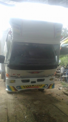 ขายหกล้อฮีโน่ตู้แห้ง3บานช่วงยาว5.5เมตรเครื่องwo4d 117แรงรถแท้ห้างสภาพสวยจัดเอกสารพร้อมโอนราคา385000