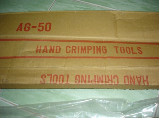 ขายคีมย้ำหางปลาAG-50 HAND CRIMPIG TOOLS