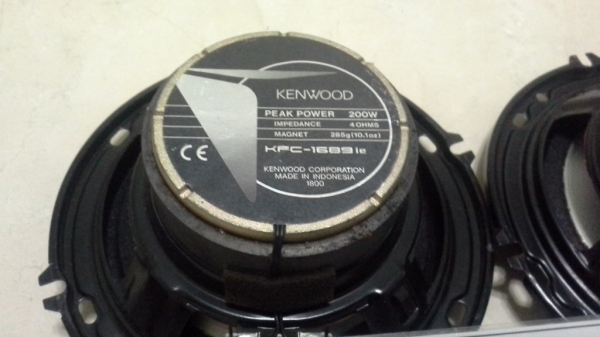 ลำโพง 6" Kenwood KFC-1689 แกนร่วม 3 ทาง เสียงดี รายละเอียดชัด