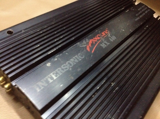 ขายแอมป์ INIERSONIC  MX-440 (4ch) 400w วงจรโบราณ*แต่แรงจริง*ขายถูกๆ. 1200.-