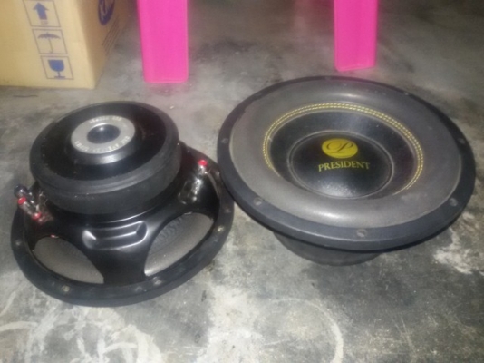 ซับ10" โคลงปั้ม ว้อยคู่ แม่เหล็กก้อนเดียว สภาพดี ไม่มีซ่อม