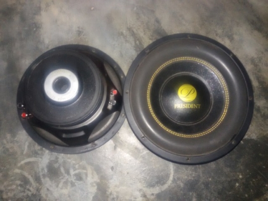 ซับ10" โคลงปั้ม ว้อยคู่ แม่เหล็กก้อนเดียว สภาพดี ไม่มีซ่อม