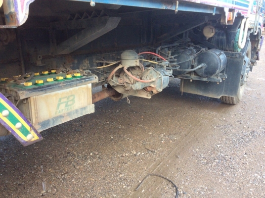 HINO FM3H(ดั๊ม2เพลา)เครื่อง195แรง มีระบบลากพ่วง เครื่องดี ยางดี ขาย 835,000 บาท