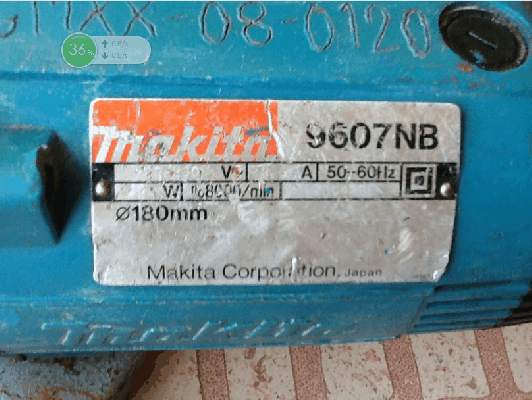 ขายหินเจีย Makita 7นิ้ว 9607NB.แท้แน่นอน100\%คับ.