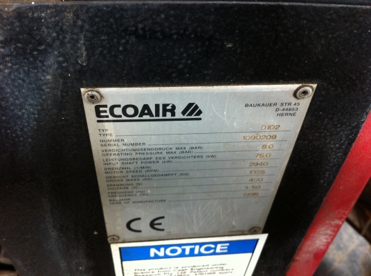 ปั๊มลม. Eco air D102 ปั๊มลม. Eco air D102