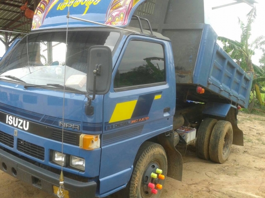 ขายดั้ม345000บาทรถอีซูซุKS 6ล้อดั้มวางหัวNPRเครื่อง110แรง Fหน้าFหลัง เอกสารพร้อม