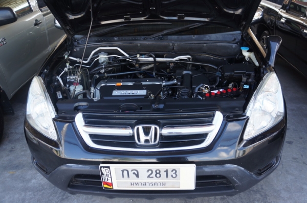 HONDA CR-V ปี 2003 รถสวย ARIBAG คู่ เบรคระบบ ABS ล้อ MAX แอร์เย็น กระจกไฟฟ้า เครื่องเดิมวิ่งดี ช่วงล่างแน่น ระบบไฟใช้งานปกติ ภายในสภาพสวย สีสวย รถพร้อมใช้งาน จัดไฟแนนได้