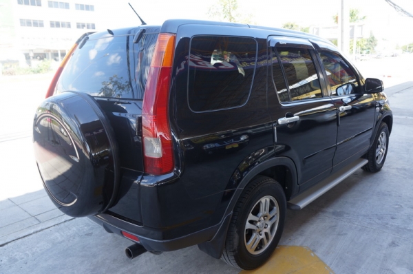 HONDA CR-V ปี 2003 รถสวย ARIBAG คู่ เบรคระบบ ABS ล้อ MAX แอร์เย็น กระจกไฟฟ้า เครื่องเดิมวิ่งดี ช่วงล่างแน่น ระบบไฟใช้งานปกติ ภายในสภาพสวย สีสวย รถพร้อมใช้งาน จัดไฟแนนได้