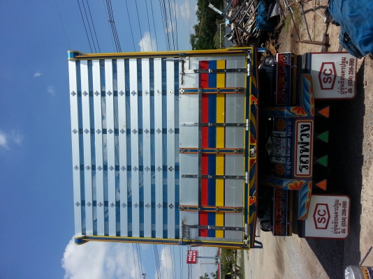 ขายด่วนหางพ่วง 3 เพลา อู่ซุ่นชัย จ.นคปฐม สูง 2.20 เมตร ยาว 6.80 เมตร