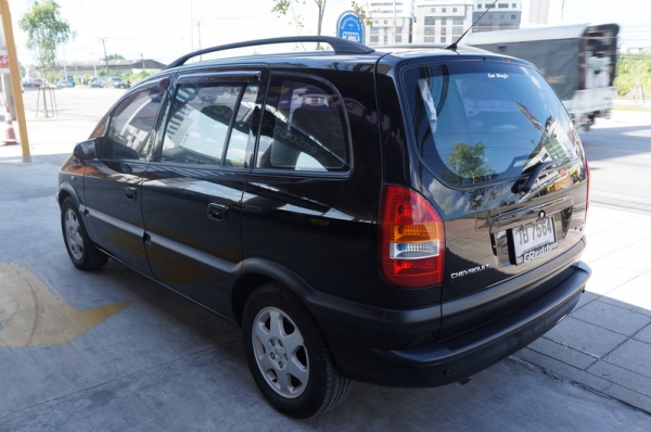 CHEVROLET ZAFIRA ปี 2003 รถสวย ARIBAG คู่หน้า กระจกไฟฟ้า ปรับข้างไฟฟ้า ล้อ MAX พวงมาลัยพาวเวอร์ แอร์เย็น เบาะหนังสภาพดี เครื่องวิ่งดีมาก ช่วงล่างดี ภายในสภาพสวย สีสวย รถพร้อมใช้งาน จัดไฟแนนได้
