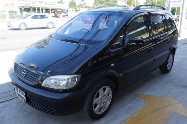 CHEVROLET ZAFIRA ปี 2003 รถสวย ARIBAG คู่หน้า กระจกไฟฟ้า ปรับข้างไฟฟ้า ล้อ MAX พวงมาลัยพาวเวอร์ แอร์เย็น เบาะหนังสภาพดี เครื่องวิ่งดีมาก ช่วงล่างดี ภายในสภาพสวย สีสวย รถพร้อมใช้งาน จัดไฟแนนได้