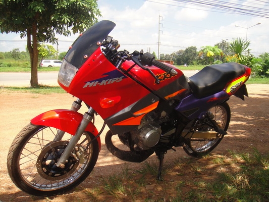 KR 150 cc  สีแดง ทะเบียนพร้อมชุดโอน