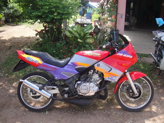 KR 150 cc  สีแดง ทะเบียนพร้อมชุดโอน