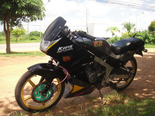 KR 150 cc  สีดำ ทะเบียนพร้อมชุดโอน