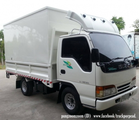 รถตู้แห้ง ISUZU สีขาวเครื่อง 3100 4JG2