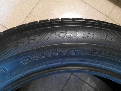 ยาง Michelin 235/55/18 ปี 13