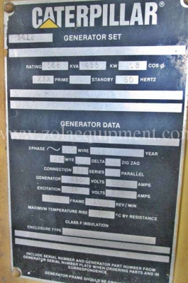 Caterpillar SR-4 (Generator) เครื่องจักรนำเข้าจากต่างประเทศ สภาพพร้อมใช้งาน สนใจติดต่อ 081-981-9339