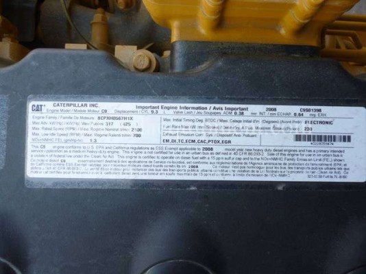 2008 CATERPILLAR C9 Engineเครื่องจักรนำเข้ามือสองจากต่างประเทศ สภาพสวยพร้อมใช้งาน 081-981-9339 บุ๋ม