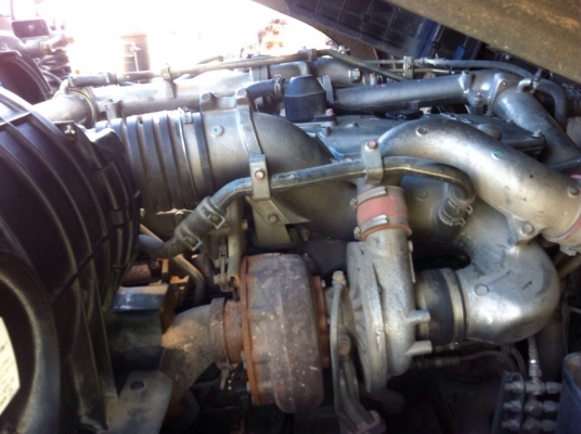 ขายดาว์น Isuzu 360 ปี 55 กระบะดัมพ์อู่เปี๊ยกบ้านโป่ง แม่ 6.20 เมตร ลูก 7 เมตร แม่ยางเรเดียน 70\%